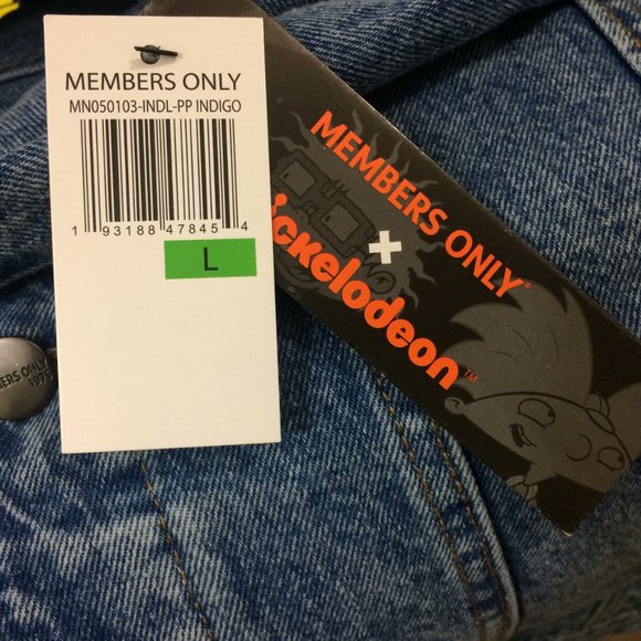 Members Only x Nickelodeon Spongebob Denim Jacket - Picture 14 of 14